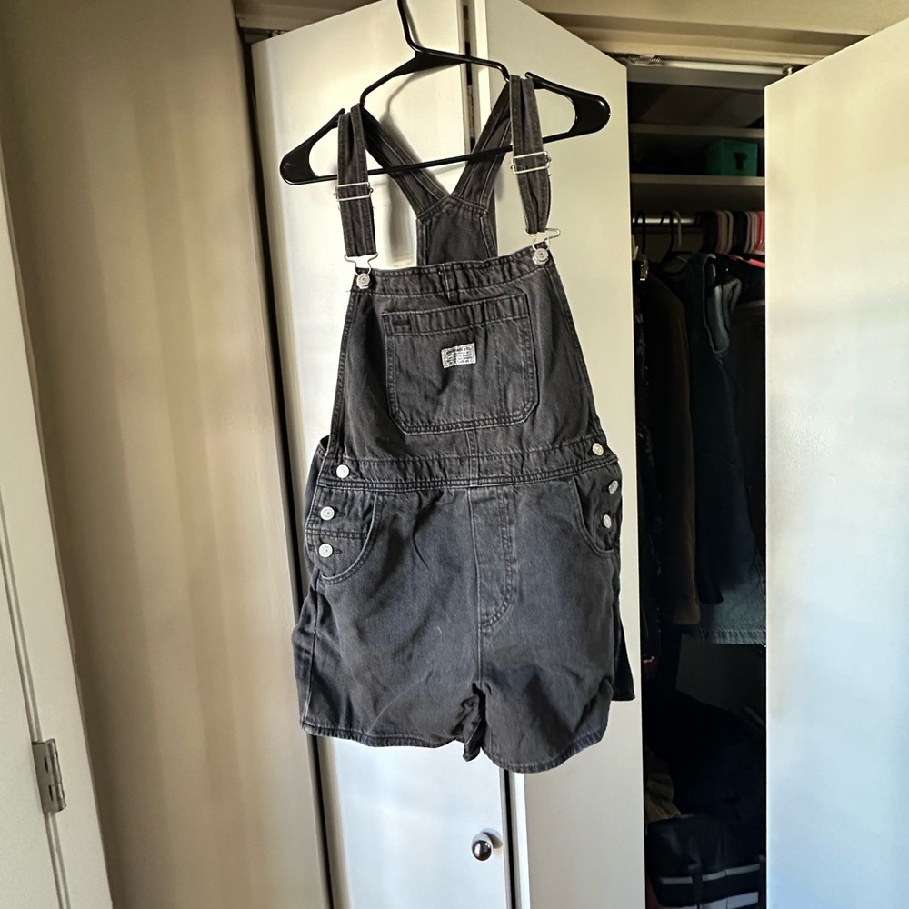 Levi's Black Denim Jumpsuit